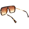 thumbnail image 3 of FEISEDY Classic Siamese One Piece Sunglasses Nice Rimless Stylish Retro Design for Women Men B2574, 3 of 5
