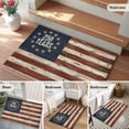 thumbnail image 6 of Independence Day Washable Small Entryway Area Rugs 2'x3', Watercolor U. S. Flag 250 YEARS Retro Wood Grain Low Pile Throw Rug Non-Slip Sturdy Edge Binding Carpet for Front Door Floor Room Entry, 6 of 9