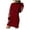 Red, variant on Utoimkio Women's Floral Print Elegant Bodycon Mini Dress Long Sleeve Crewneck Fall Dresses for Women