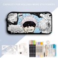 thumbnail image 3 of Jujutsu Kaisen Satoru Gojo 3 Piece Backpack Set with Lunch Bag Pencil Case, High Capacity Bookbag with Lunch Box Pen Box for Man Women Workplace Travel, 3 of 8