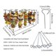 thumbnail image 3 of Stainless Steel Air Fryer Skewer Rack for DZ201/DZ401 Air Fryer Accessories Silicone Pad Set Kitchen Utensils Tool, 3 of 4