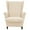 Beige, variant on DONGPAI Stretch Wingback Chair Cover Sofa Slipcover Non-Slip Furniture Protector with Elastic Bottom, Beige