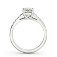 thumbnail image 3 of Meryn Jewel 2.1 Ct Emerald Cut Diamond Ring - 14K White Gold Plated Bridal Ring - Engagement Diamond Jewelry for Women's - Wedding Rings On Clearance Sale, 3 of 3