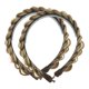 thumbnail image 4 of Multi Color Braid Hair Headband for Women Trendy Statement Hair Accessories Crafted with Plastic and Resin 2pcs, 4 of 4