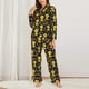 thumbnail image 2 of Fotbe Ducks Conjunto de Pijama de Manga Larga para Mujer con Estampado, Ropa de Dormir de 2 Piezas, Conjunto de Casa Suave y Cómodo con Bolsillos-Medium, 2 of 7