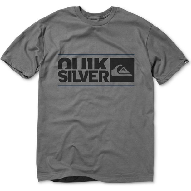 Quiksilver Ill Faded Slim Graphic Camiseta para Hombre, Gris, X-Large Quiksilver Camiseta gráfica