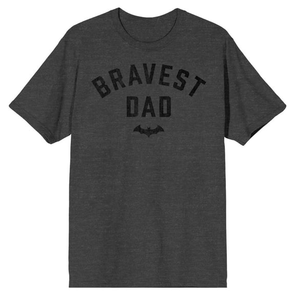 Batman Bravest Dad T-shirt Tee Shirt-Medium