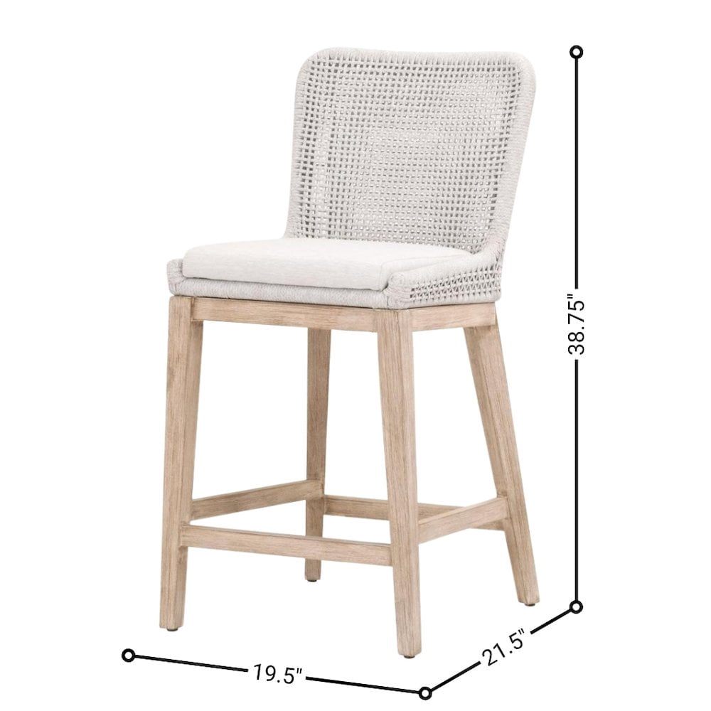 Starlight Canyon Home Gray Counter Stool – Wooden Counter Height Chair and Bar Chair Seating