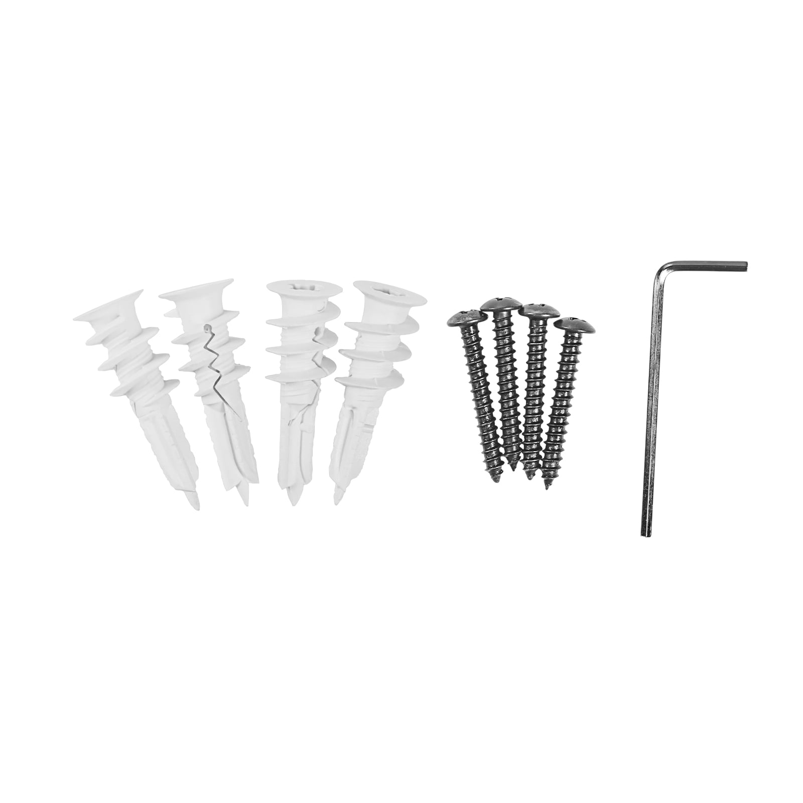 TWOPAGES Vengo Collection Matte Black Adjustable Wrap Around Curtain Rod for 28-48 Windows