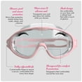 thumbnail image 3 of Gafas protectoras para pestañas guardaroos rosa impermeables y antivaho, 3 of 7