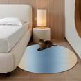 thumbnail image 2 of Round Rug 4Ft Washable Non-Slip, Blue Yellow Ombre Circle Area Rugs for Living Room Bedroom, Farmhouse Modern Gradient Art Indoor Floor Mats Carpet Runner for Home Decor Aesthetic, 2 of 8
