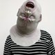 thumbnail image 4 of Halloween Horror Alien Upside-down Head Mask, Old Man Head Cover Zombie Devil Masks For Men, 4 of 4