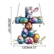 thumbnail image 3 of Adornos de Pascua, regalos de Pascua, huevo y conejito de Pascua, adornos colgantes de acrílico en 2D, juego de decoración festiva de primavera para árboles, ventanas y fiestas, colgante de huevo y co, 3 of 6