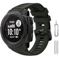 thumbnail image 1 of wonima11 Compatible for Garmin Instinct 2/Instinct/Instinct Esports/Solar/Tide/Tactical Band, Easy Fit Silicone Strap Replacement Wristband, 1 of 1