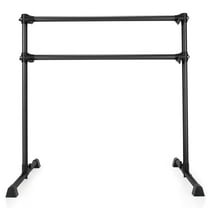 Resenkos Ballet Barre Portable, Freestanding Ballet Barre,Dancing Stretching Ballet Bar,4 Feet Double Ballet Barre Bar with Adjustable Height-Black