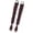 Dark brown, variant on Low Braid Ponytail Extension Hairtie Easy To Wear For Quick Hairstyle Change Women Girl Cosplay Party Hairpiece 1Pair