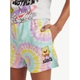 thumbnail image 4 of SpongeBob X Justice Girls French Terry Short, Sizes XS - XLP, 4 of 6