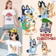 thumbnail image 2 of Bluey Lindo Dibujo Animado De Planchado De Transferencia De Calor De Impresión De La Ropa Pegatina De Bricolaje Paquete De Parches Con Capucha Camisa De Decoración De Regalo, 2 of 4