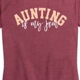 thumbnail image 3 of Instant Message - Aunting Is My Jam - Women's Short Sleeve Graphic T-Shirt, 3 of 6
