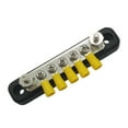 thumbnail image 2 of Yeacher 5 Screw Terminal Ground Distribution Block kits Line Buss Bar100A, 2 of 8