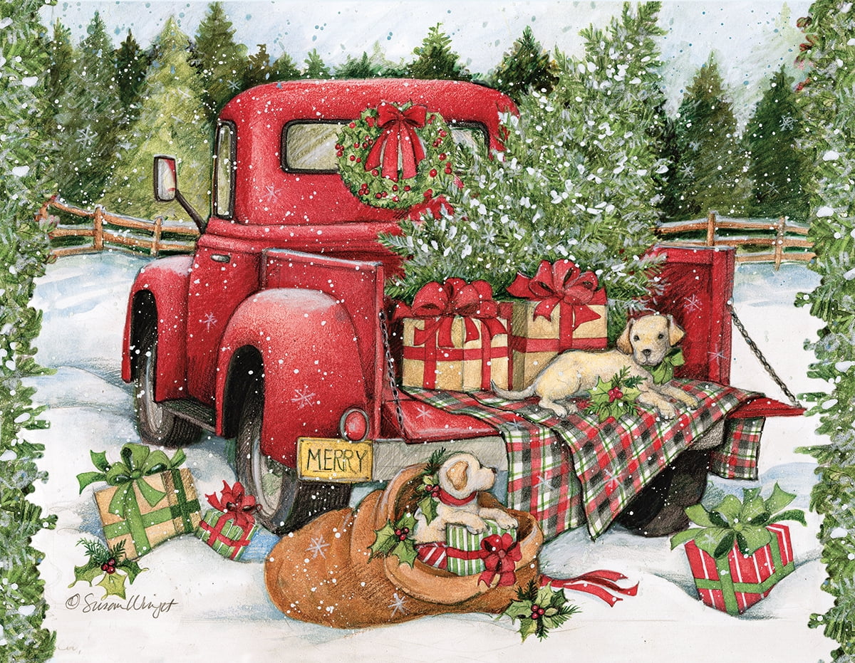 Holiday Door Classic Christmas Cards by Susan Winget Details about   Lang Companies 