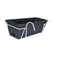 thumbnail image 1 of Langgg Hanging Flower Pot Garden Plant Holder Plant Box Planter Railing Balcony Pot Deep Gray 35x19x14.5cm, 1 of 6