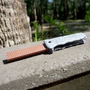 DMT Burst – Spring-Assisted Diamond Sharpener with Fine Grit & Ergonomic Grip for Sharpening Outdoor Tools & Knives