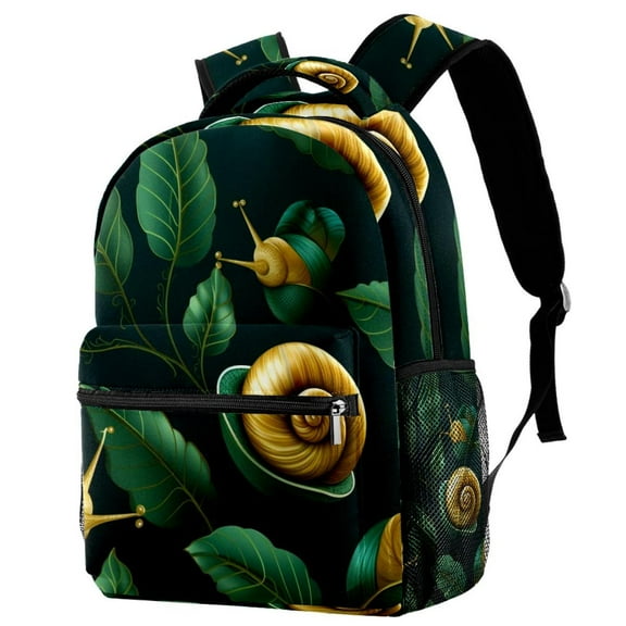 Lightweight Backpack Snails School Bag Travel Laptop Daypack for Men Women Casual Rucksack