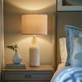 Yokila White Ceramic Table Lamps Set of 2 for Living Room Bedroom 23.25 ...