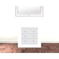 thumbnail image 2 of 32" White Manufactured Wood Six Drawer Standard Dresser, 2 of 3