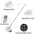 thumbnail image 6 of Floor Scrub Brush with Long Handle, 3 in 1 Scrape and Heavy-Duty Stiff Bristle Scrubber Brush for Cleaning Shower Bathroom, Patio, Garage, Kitchen, Wall and Deck, 6 of 7