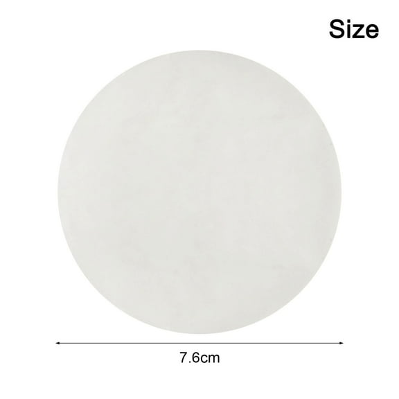 500Pcs Steamer Paper Round Disposable Paper Non-Stick For Dumplings Bread 7.6Cm YIWEI