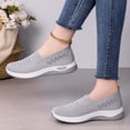 thumbnail image 6 of Womens Walking Shoes Mesh Breathable Slip On Shoes Orthopedic Comfortable Non-Slip Lightweight Sneakers Arch Support Non- Hollow Soft Bottom Shoes, 6 of 6