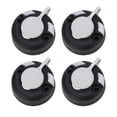 thumbnail image 3 of Inflatable Boat Track Mounting Base, 4Pcs Wear Proof PVC Plastic Black Kayak Track Mount Base  for Replacement, 3 of 8