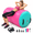 Pink Green-4ft*31.5inch(1.2m*0.8m), variant on Air Roller Gymnastics Inflatable Tumbling Mat