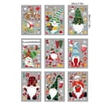 thumbnail image 1 of pegatinas navideñas para ventana de gnomo, pegatinas de cristal para ventana, decoración para fiesta de Navidad, 1 of 7