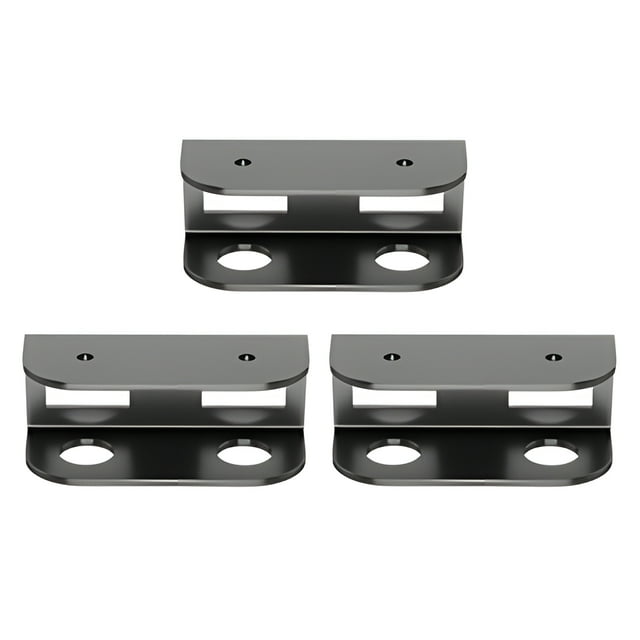 Visland 3 Pcs Under-Desk Laptop Storage Mount Strong Load-bearing High Stability Easy Installation Laptop Holder Notebook Storage Organizer