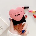 thumbnail image 1 of GHSDFBB Compatible with AirPods Case, Shock-Absorbing Protective Silicone Case with Keychain -Cute Pink Heart Shape Design for Girls & Women, 1 of 5