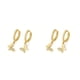 thumbnail image 3 of Guardurnaity 1 par de pendientes de cobre para mujer, colgante de insecto decorativo a la moda, joyería elegante para niñas, regalo de cumpleaños Oro 2Conjunto, 3 of 6