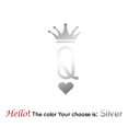 thumbnail image 1 of Motor Helmet Sticker Queen Vinyl Decals For Motorcycle Helmet Decal Decor Royal Q Stickers, 1 of 5