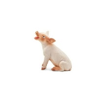 Safari Ltd. Sitting Piglet Figurine - Lifelike 1.75" Model Figure - Educational Toy for Boys, Girls, and Kids Ages 3 