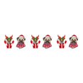 thumbnail image 3 of Destyer 2piece Stable Fixed Reflective Magnets For Car No Damage And Easy To Apply Christmas Decorations Dog 3Set, 3 of 6