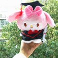 thumbnail image 1 of Anime Sanrio My Melody Kawaii Kuromi Hello Kitty Cinnamoroll, disfraz de Dr Hat, muñeco de peluche, regalos para niños, 1 of 4