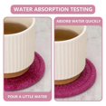 thumbnail image 2 of for Desk Coasters for Drinks Absorbent Coasters, 2 of 5