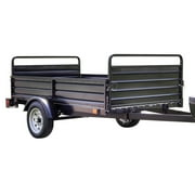 5 ft. x 7 ft. Multi Purpose Utility Trailer (Black Powder-Coated)