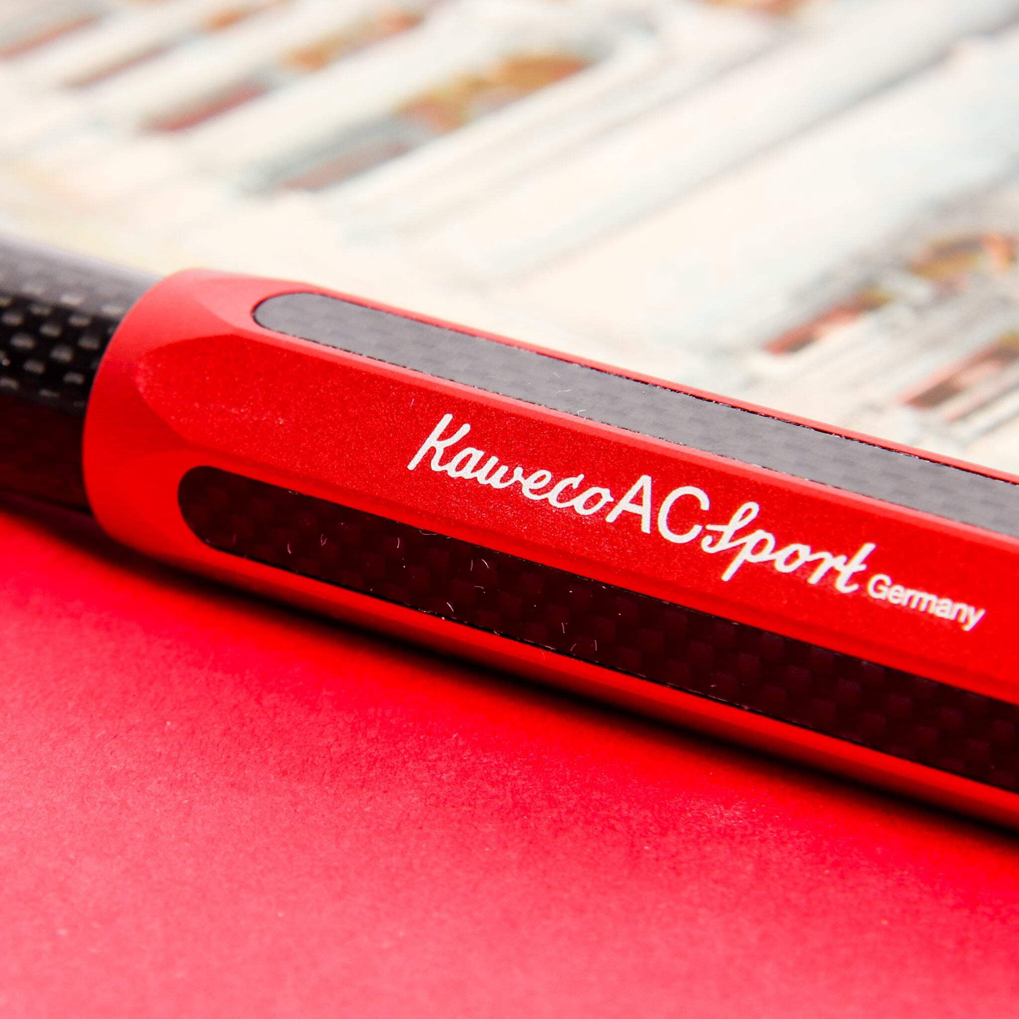 Kaweco AC Sport Red Fountain Pen - Extra Fine