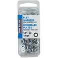 thumbnail image 2 of 100 Pack 1/8" Zinc Plated Flat Washers, 2 of 2