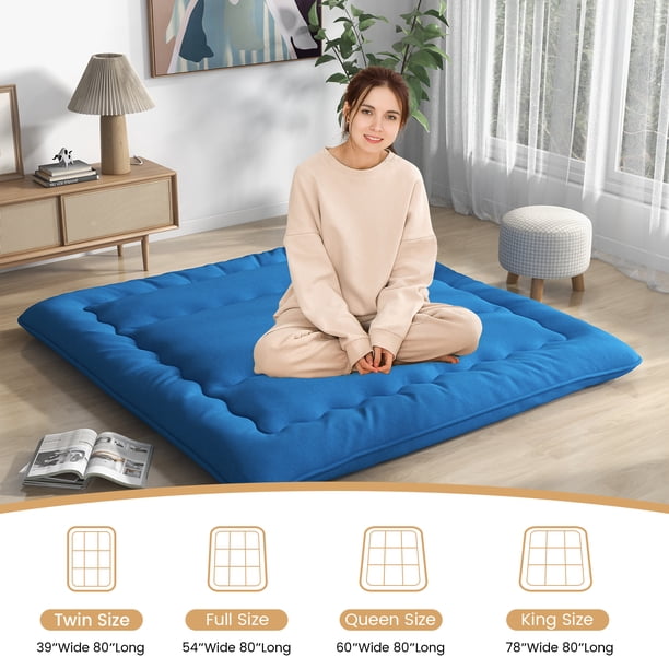 MAXYOYO Matelas Futon, Matelas Japonais Rembourré de Sol Matelas de Lit Capitonné, Surmatelas Extra Épais Pliable Matelas Isolant Respirant Lit de Sol Lit d'invité pour Camping Canapé (Vert, 90x190cm MAXYOYO Matelas Futon, Matelas Japonais Rembourré de Sol Matelas de Lit Capitonné, Surmatelas Extra Épais Pliable Matelas Isolant Respirant Lit de Sol Lit d'invité pour Camping Canapé (Vert, 90x190cm