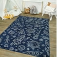 thumbnail image 3 of Mainstays Navy Space Indoor Kids Rug, 4' x 5'5", 3 of 9