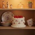 thumbnail image 4 of Jiibva Artificial Cake Model 6 inch Realistic Fake Birthday Cake DIY Cake Models Simulation Dessert Photography Props for Bakery Shop Home Decor, 4 of 7